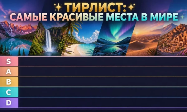 Оцени эти места — говорят, что они самые красивые в мире; так что, если хочешь их увидеть — поехали.
