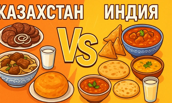 Добро пожаловать в кулинарную битву Казахстана и Индии!
Выбирай вкуснее из 32 легендарных блюд — 16 казахских и 16 индийских — и помоги определить, чья кухня пройдёт в 1/8 финала.
