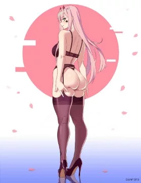 Выбираем лучший 18+ арт с одной из самых популярных аниме девушек,  Zero Two (Любимый во франксе)