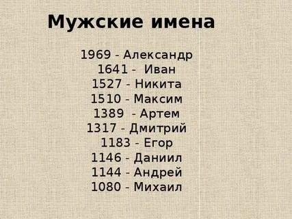 сможешь назвать все?