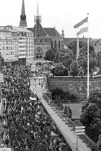Протесты в Люксембурге против правительства в феврале 1938г. Протесты в Люксембурге против правительства в феврале 1938г.