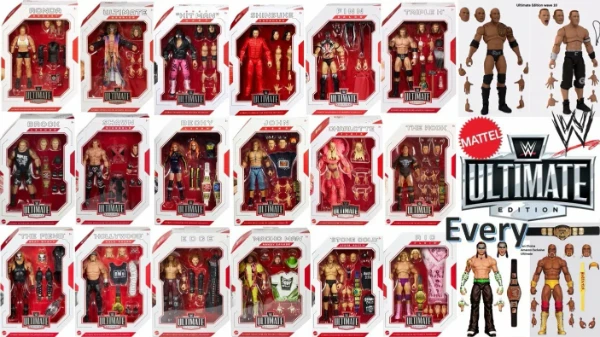 Лучшая фигурка WWE Ultimate Edition 
В опрос вошли 121 уже выпущенная фигурка и 7 будущих релизов, некоторых поставил наборами т.к. места на всех не хватило 
upd. Не добавил чейз Yokozuna, забыл о нём