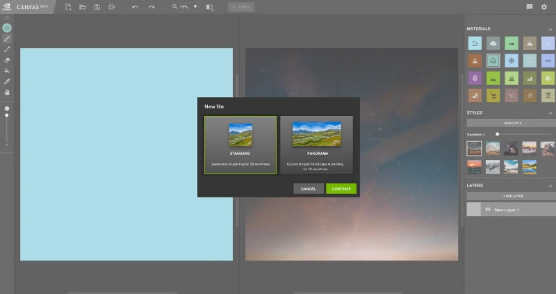 NVIDIA Canvas NVIDIA Canvas