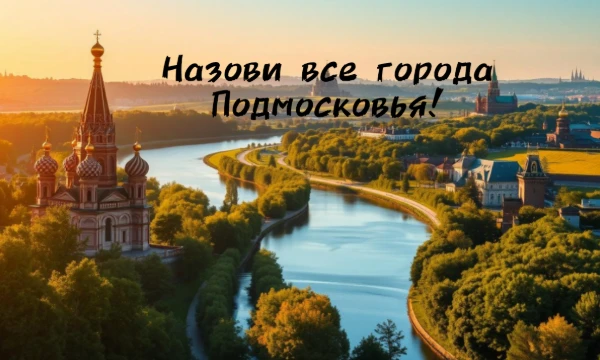 Москвичи тут? Предлагаю вам отгадать города Подмосковья с численностью населения более 50 тысяч. На все про всё вам даётся 10 минут. Желаю удачи!
