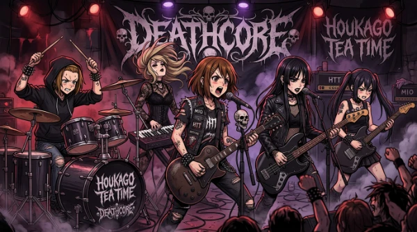 выбери аниме тяночек c Deathcore эстетикой