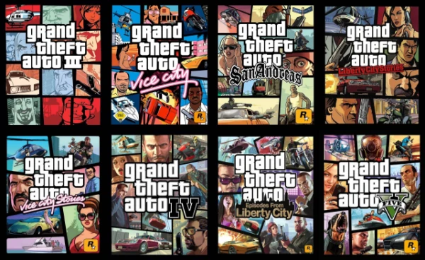 Здесь я постарался собрать центральных персонажей серии игр GTA(кроме GTA Online).Надеюсь вам понравится.ПРИЯТНОГО ПРОХОЖДЕНИЯ!