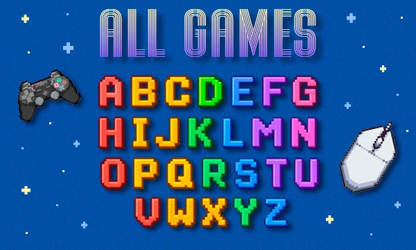 Проверь свои знания игровых вселенных! В этом тесте тебе предстоит вспомнить игру на каждую букву английского алфавита, а также ответить на 4 бонусных вопроса. Сможешь ли ты пройти весь алфавит?