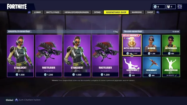 В данном тесте собраны скины, которых давно не было в магазине предметов Fortnite