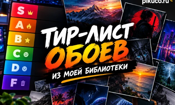 «Тир-лист моих обоев — какие достойны твоего рабочего стола?»
«Оцени мои обои 🔥 Какое место заслуживает каждое?»