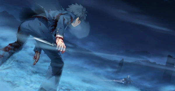Tsukihime: A piece of blue glass moon - ремейк нашумевшей визуальной новеллы 2000 года выпуска.  Выберите ваш любимый кадр из 32 лучших, отобранных анонимным голосованием! [СПОЙЛЕРЫ НЕИЗБЕЖНЫ!]