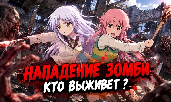 Вам предстоит выбрать из 50 персонажей самых достойных выживания в условиях нападения зомби. Персонажей я подбирала только школьников без сверхспособности, или хотя бы старалась.
Вдохновение: pumpurum