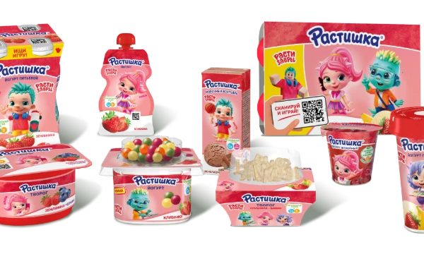 «Растишка» — это бренд детского питания, в основном кисломолочных продуктов.                                    