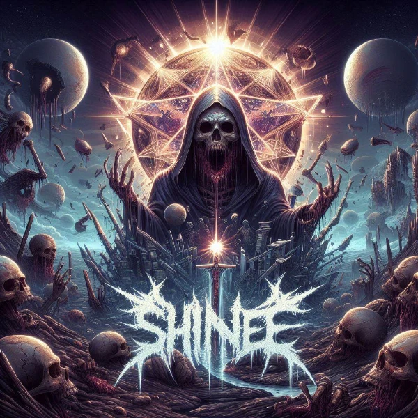 как бы выглядели обложки известных к-поп групп если бы они играли death metal