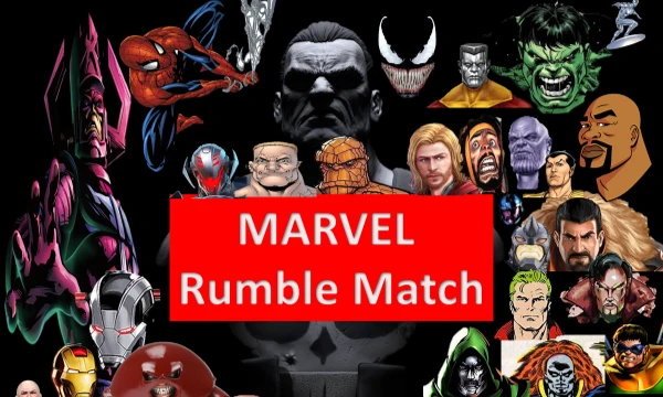 На Pikuco начинается Super MARVEL 30-man  Rumble Match (двое роботов не в счёт!)! Кто станет победителем супер-спортивного матча - определит жребий и, конечно же, Вы!
For Windham ⋆｡ﾟ☁｡⋆｡ ﾟ☾ ﾟ｡⋆