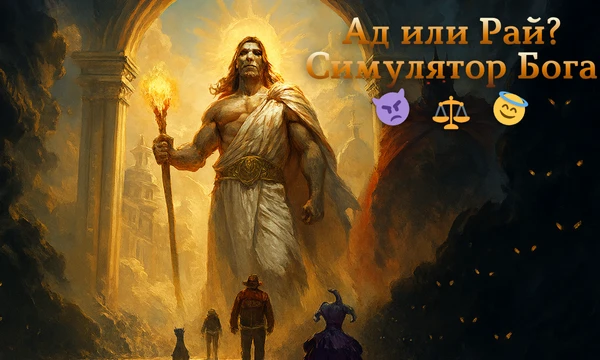 Привет! Предлагаю тебе попробовать себя в роли Бога. Ты можешь решить, что делать с умершими: переродить их, отправить в ад, а может, в рай? Всё зависит только от тебя! Удачи, тебе понравится :)