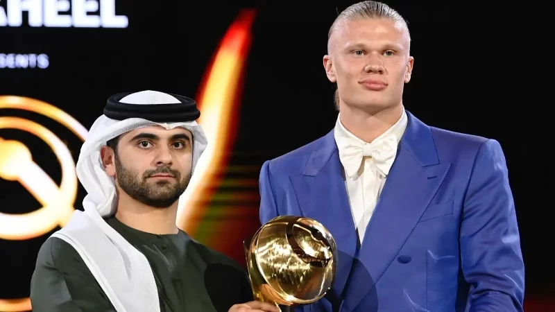 Эрлинг Холанд лучший игрок 2023 по версии Globe Soccer Эрлинг Холанд лучший игрок 2023 по версии Globe Soccer