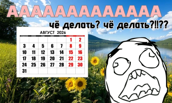 До конца лета остался лишь один месяц! Какой ужас! Что же делать? Что можно успеть за месяц? Много чего! А что лучше всего сделать? На что вы готовы потратить остаток каникул? 