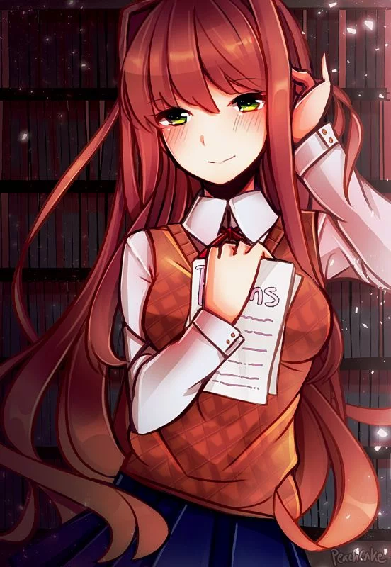 Моника(DDLC)-Всё таки пришлось добавить одну тян из игры.Сама тян нравится своими глазами изумрудного цвета и к этому юбка с чулками. Моника(DDLC)-Всё таки пришлось добавить одну тян из игры.Сама тян нравится своими глазами изумрудного цвета и к этому юбка с чулками.