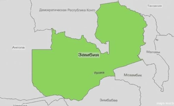 В этом тесте за минуту тебе надо назвать все страны-соседи Замбии.