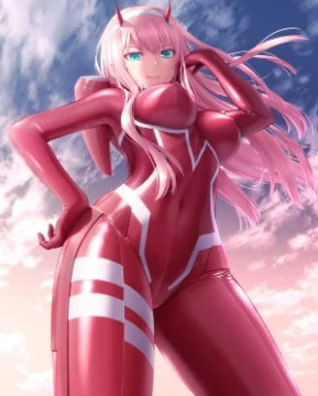 Выбираем лучший 18+ арт с одной из самых популярных аниме девушек,  Zero Two (Любимый во франксе)
