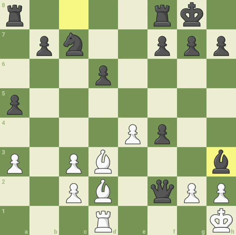 .Fragon. сделал ход c8 - h3 (c8xh3) .Fragon. сделал ход c8 - h3 (c8xh3)